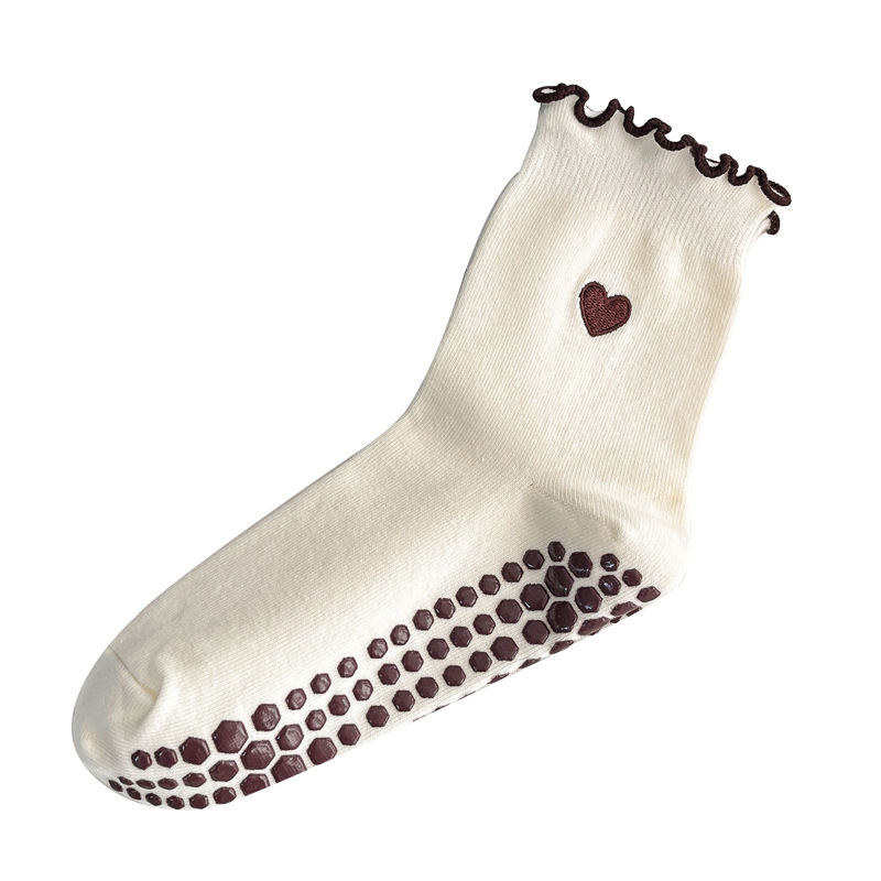 Yoga Socks Women Cotton Heart  - No Show Sock Women 评论和价格