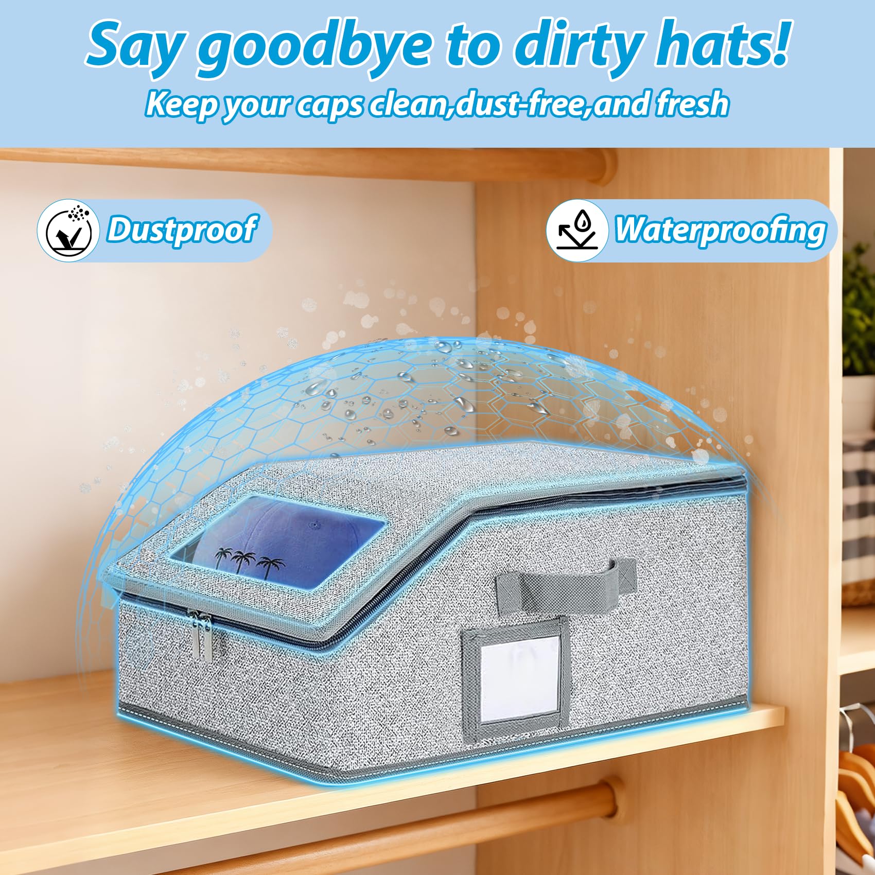 Foldable Zipper Baseball Cap S - Sock Organizer Tray 评论和价格