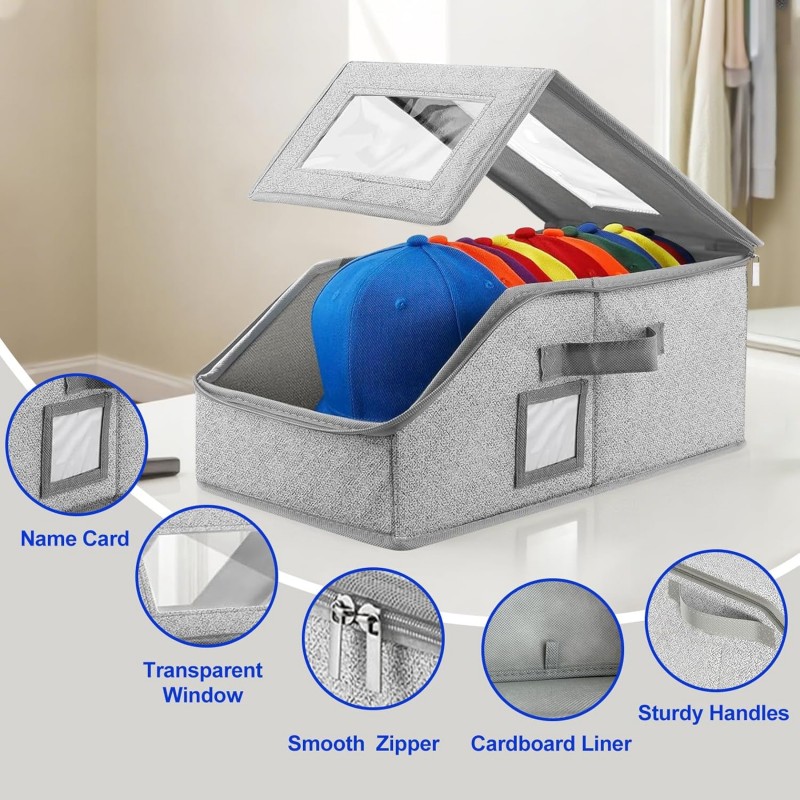 Foldable Zipper Baseball Cap S - Sock Organizer Tray 评论和价格