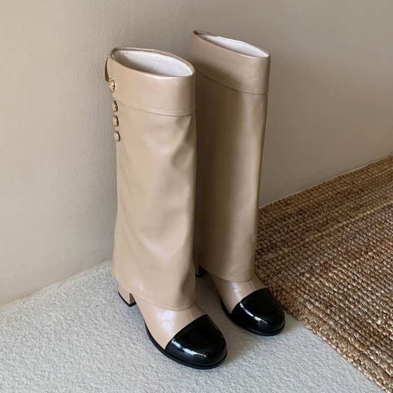 Elegant Black White Spliced Kn - No Show Sock Women 评论和价格