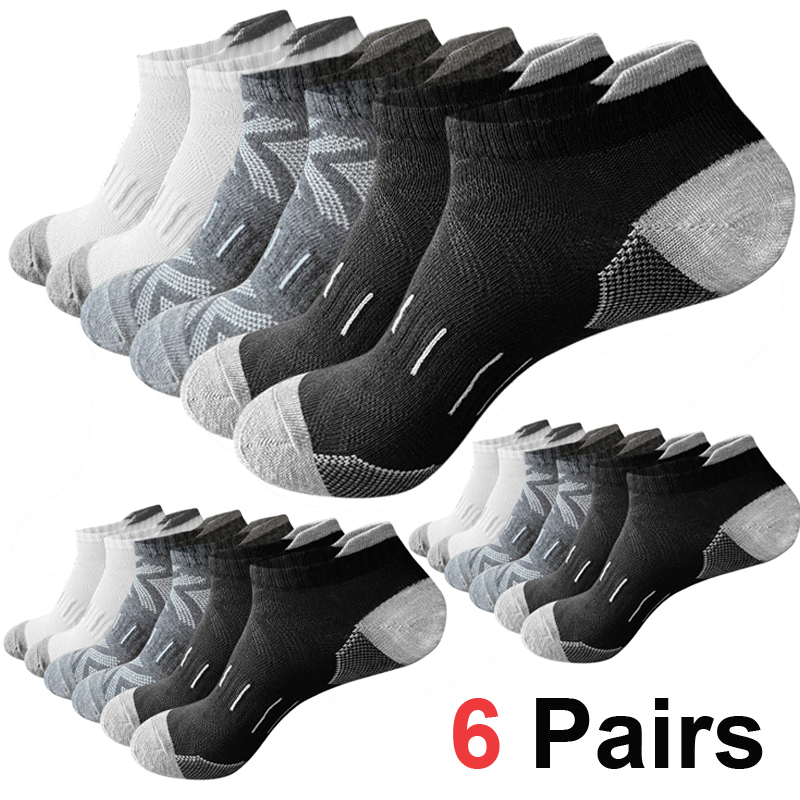 6/12Pairs Men's Arrow Print An - Athletic Sock Cushion 评论和价格