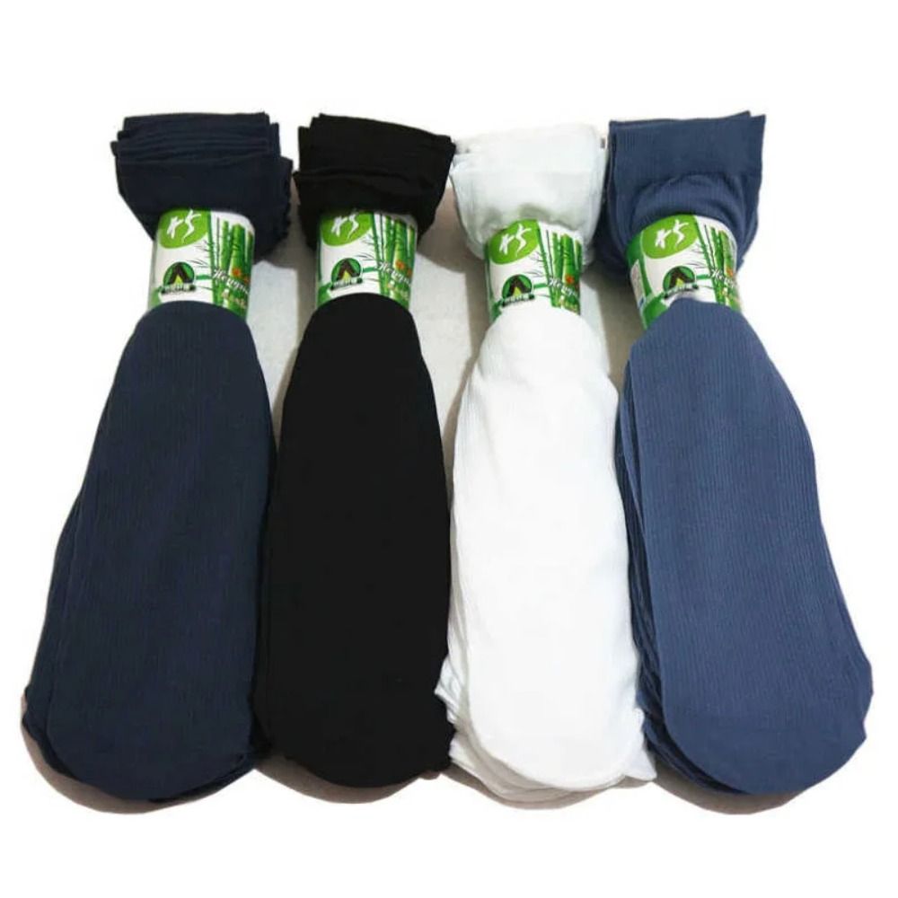 10pairs Casual Breathable Men  - Silk Sock Bamboo 评论和价格